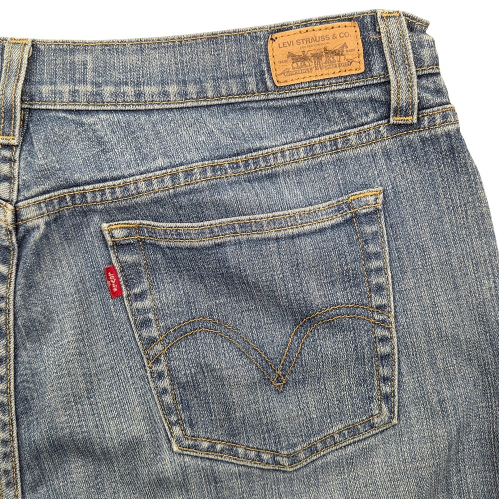 Levis 515 Bootcut‎ Jeans Womens 12 S/C (34x29) Blue Denim Y2K Stretch